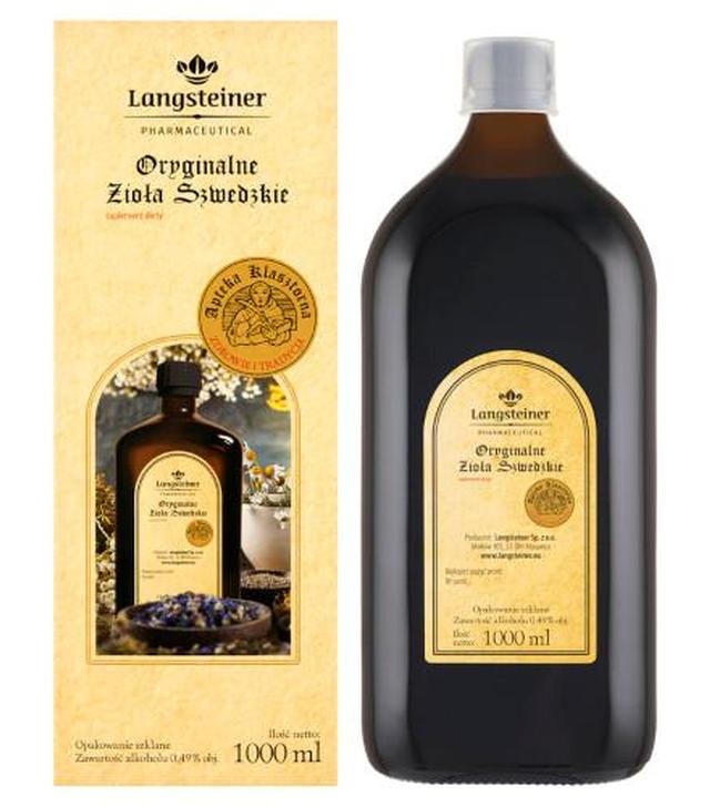 Langsteiner Oryginalne zioła szwedzkie, 1000 ml