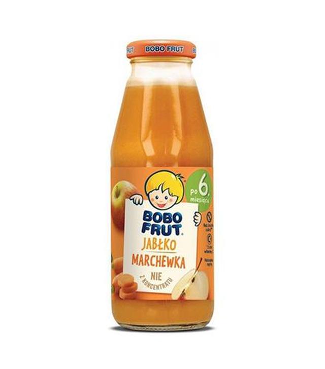 Bobo Frut Nektar jabłko marchew po 6 miesiącu, 300 ml - ważny do 2024-06-30