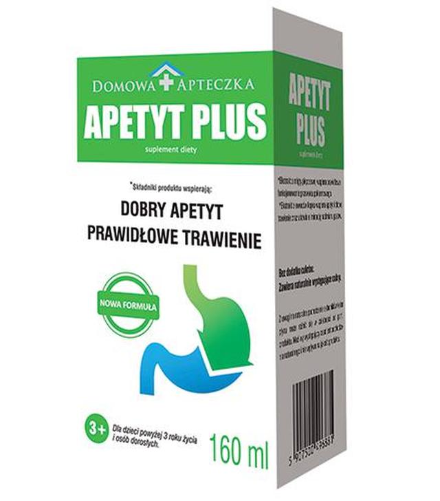 Domowa Apteczka Apetyt Plus 3+, 160 ml, cena, opinie, składniki