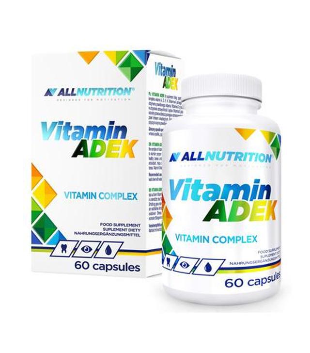 Allnutrition Vitamin ADEK  - 60 kaps. - cena, opinie, właściwości