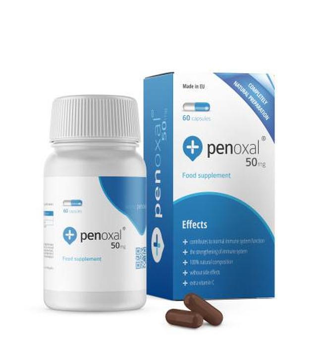 PENOXAL 50 mg - 60 kaps. - cena, opinie, właściwości