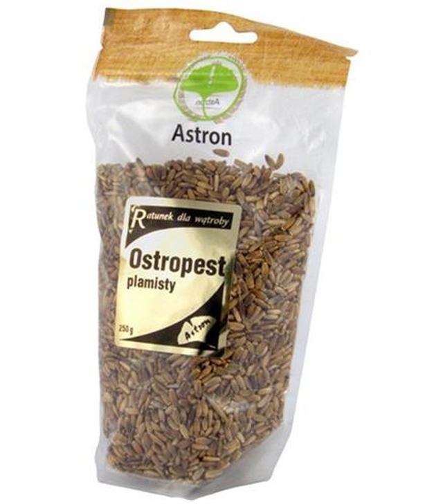 Astron Ostropest plamisty nasiona - 250 g - cena, opinie, stosowanie