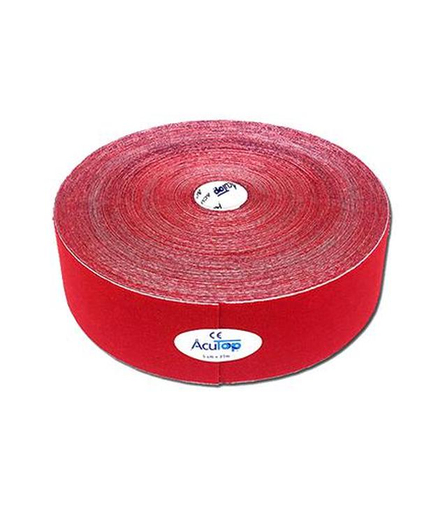 AcuTop Tape Classic 5 cm x 35 m czerwony, 1 szt., cena, wskazania, właściwości