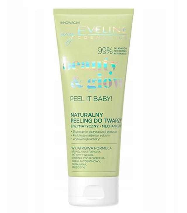 Eveline Beauty Glow naturalny peeling 2w1 enzymatyczny i mechaniczny, 75 ml