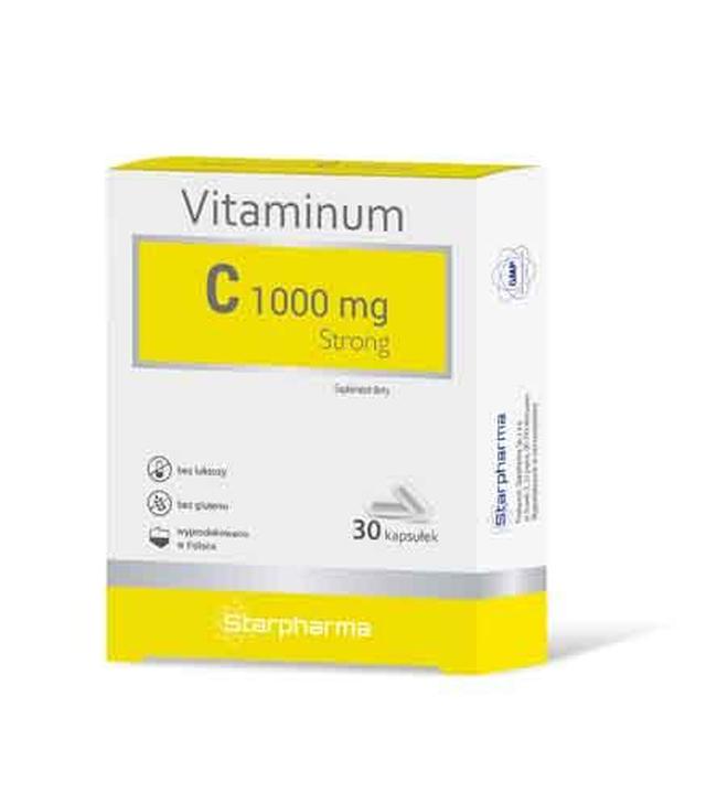 VITAMINUM C STRONG 1000 mg - 30 kaps.Na odporność - cena, opinie, dawkowanie