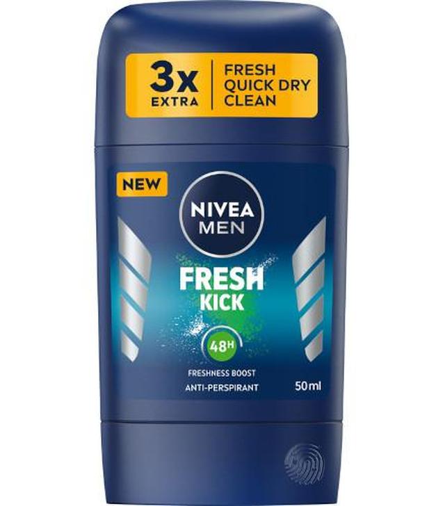NIVEA MEN Antyperspirant w sztyfcie Fresh Kick, 50 ml