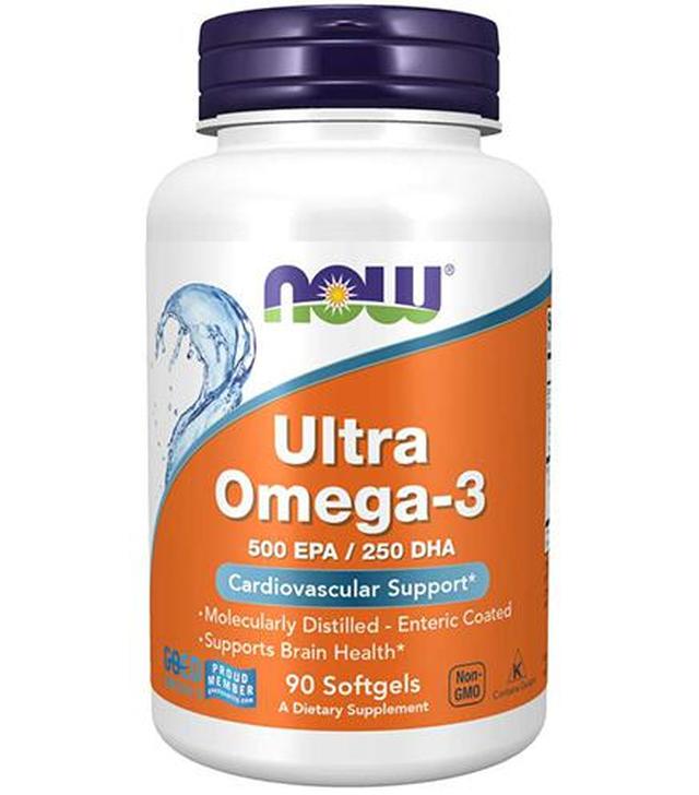 Now Foods Ultra Omega-3 - 90 kaps. - cena, opinie, wskazania