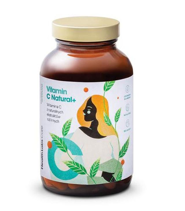 Health Labs Vitamin C Natural+, 120 kaps., odporność i poprawa witalności, cena, wskazania, właściwości