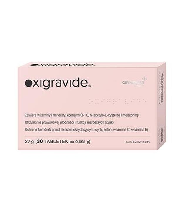 Oxigravide, 30 tabletek, wspomaganie płodności