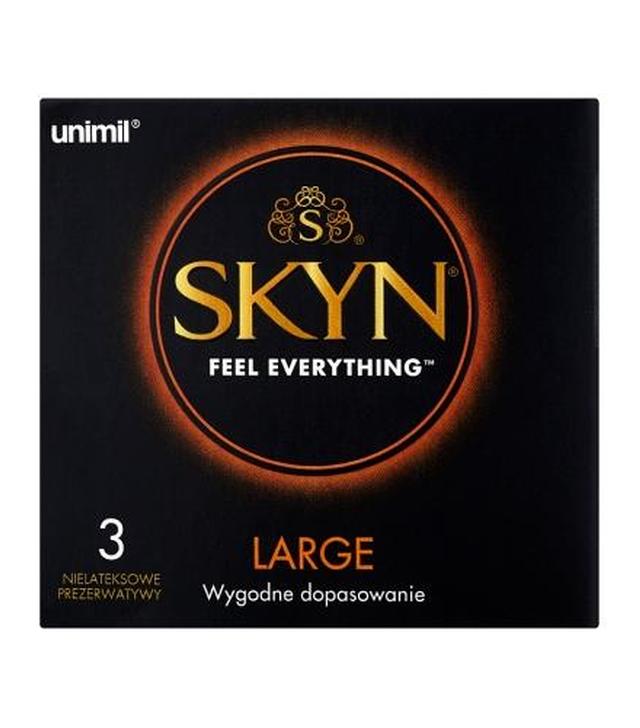 UNIMIL SKYN LARGE Prezerwatywy - 3 szt.