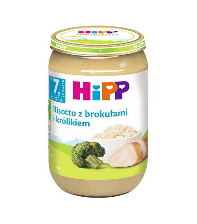 HIPP Risotto z brokułami i królikiem po 7 miesiącu - 220 g, cena, opinie, właściwości