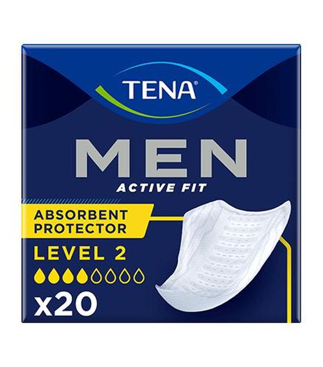 Tena Men Active Fit Level 2 Wkłady anatomiczne dla mężczyzn, 20 sztuk