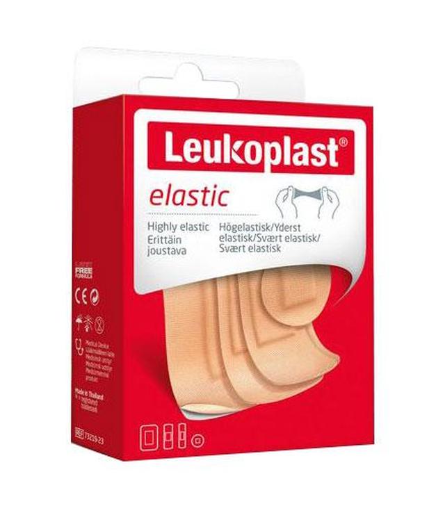 Leukoplast® elastic, plastry z opatrunkiem, 20 sztuk