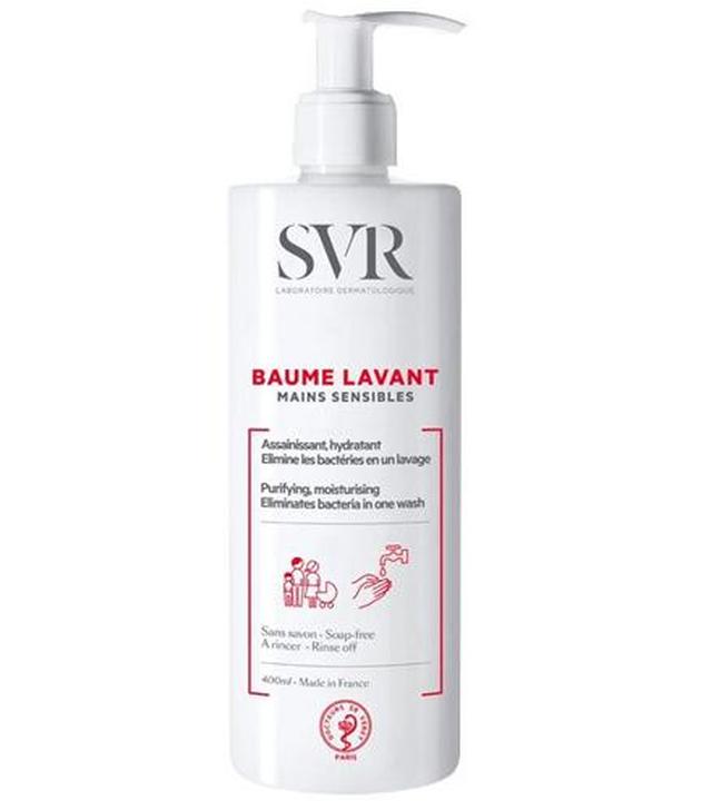 SVR Baume Lavant Balsam do mycia rąk - 400 ml Do częstego mycia dłoni -  cena, opinie, właściwości