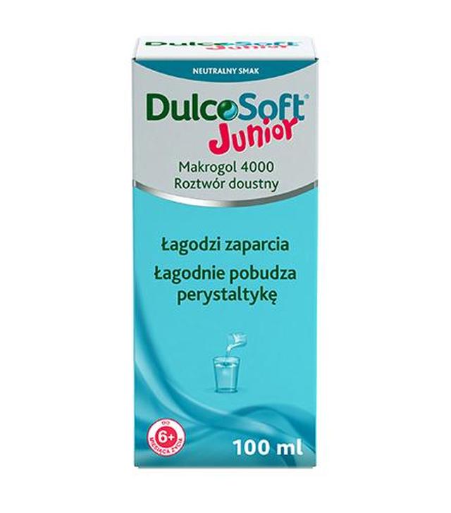 DULCOSOFT JUNIOR roztwór doustny, 100 ml. na zaparcia u dzieci, cena, opinie, wskazania