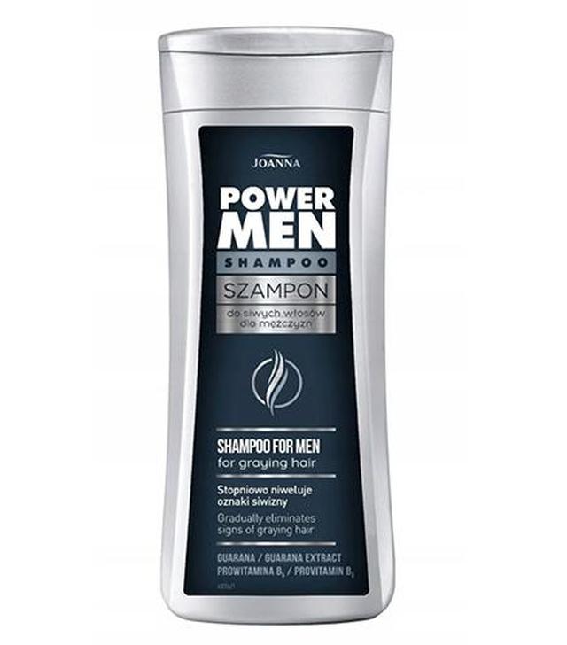 Joanna Power Men Szampon do siwych włosów dla mężczyzn, 200 ml, cena, opinie, wskazania