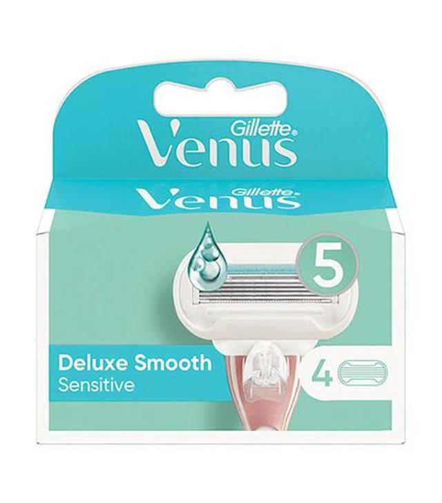 Gillette Venus Deluxe Smooth Sensitive Ostrza do maszynki, 4 sztuki