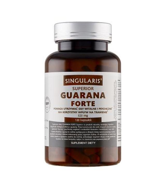 Singularis Superior Guarana Forte 525 mg - 120 kaps. - cena, opinie, właściwości