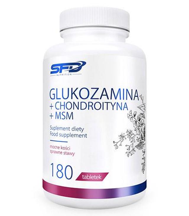 SFD Glukozamina+Chondroityna+MSM, 180 tabletek