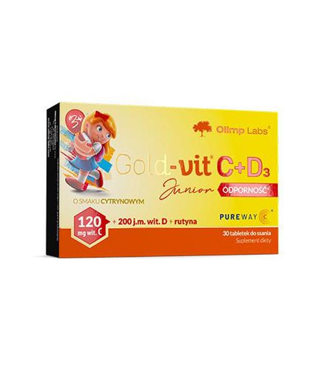 Olimp Gold-Vit C+D3 Junior Odporność, 30 tabl. - ważny do 2025-04-07