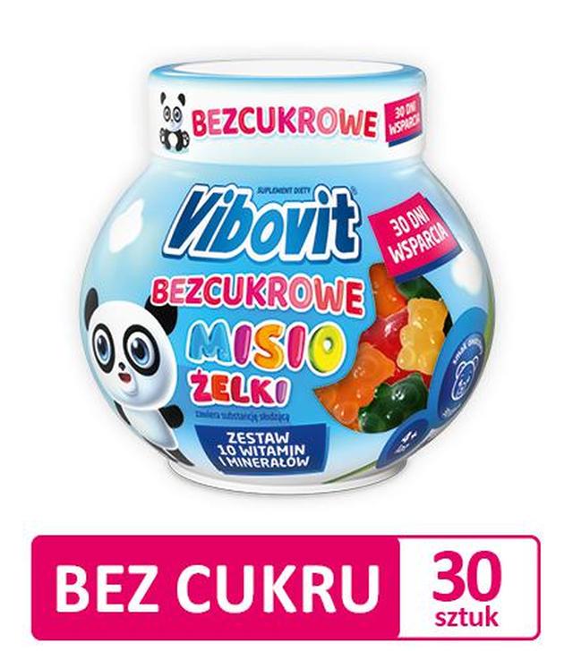 Vibovit bezcukrowe misio żelki, 30 szt., cena, opinie, właściwości - ważny do 2025-03-15