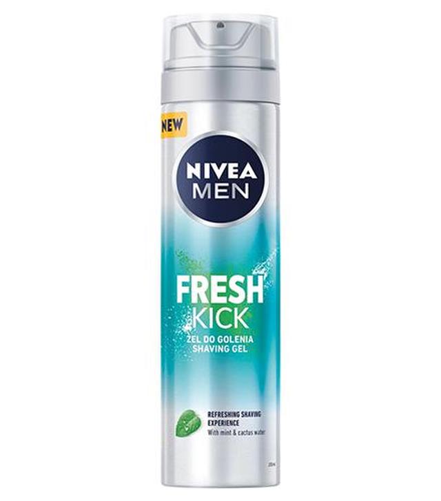 Nivea Men Fresh Kick Żel do golenia - 200 ml - cena, opinie stosowanie