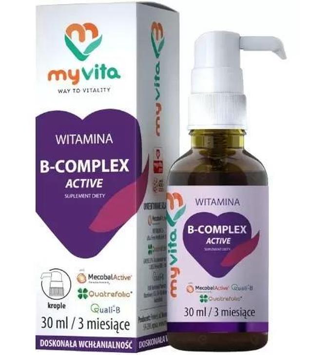MyVita Witamina B-Complex active, 30 ml
