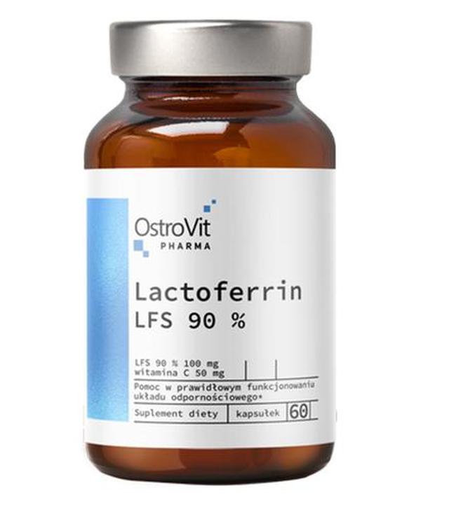 OstroVit Pharma Laktoferyna LFS 90%, 60 kaps. cena, opinie, skład
