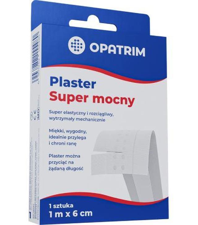 Opatrim Plaster super mocny 1 m x 6 cm, 1 sztuka