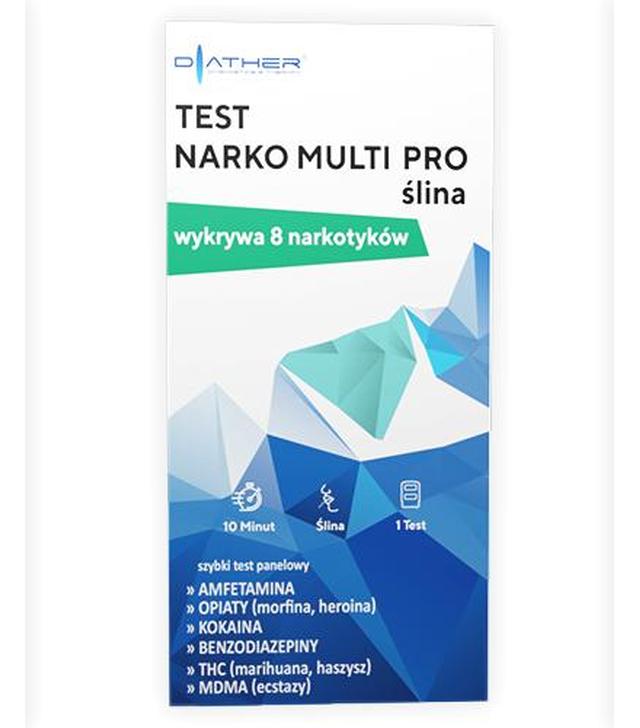 DIATHER Test Narko Multi Pro ślina, 1 sztuka