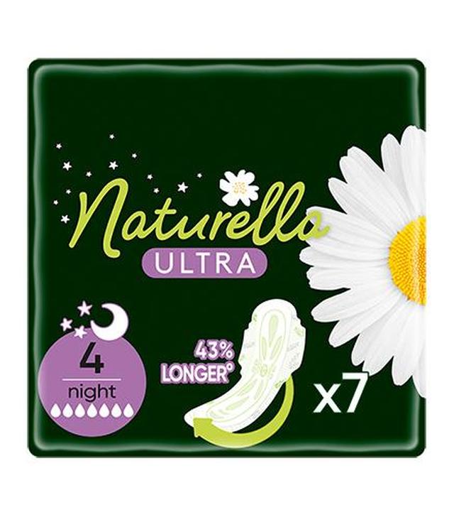 Naturella Ultra Night Podpaski ze skrzydełkami, 7 sztuk