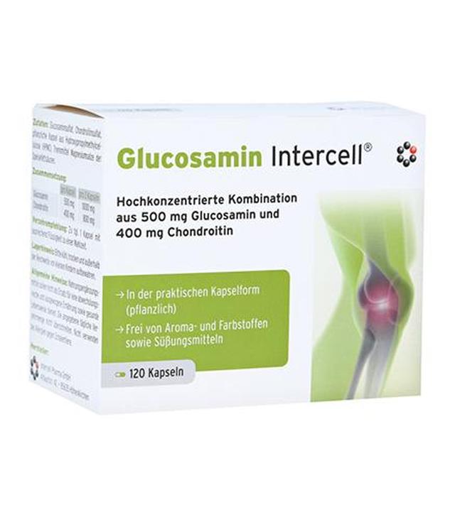 Mitopharma Glucosamin Intercell - 120 kaps. - cena, opinie, właściwości