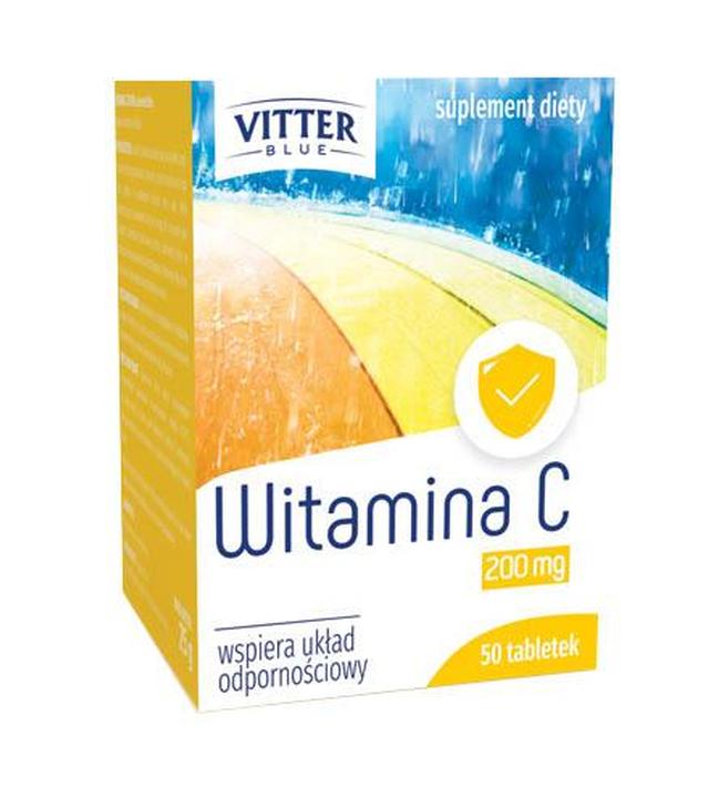 VITTER BLUE Witamina C 200 mg - 50 tabl.