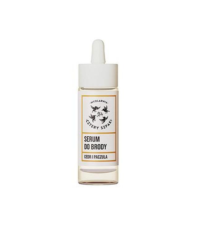 Mydlarnia Cztery Szpaki Serum do brody Cedr i Paczula, 30 ml