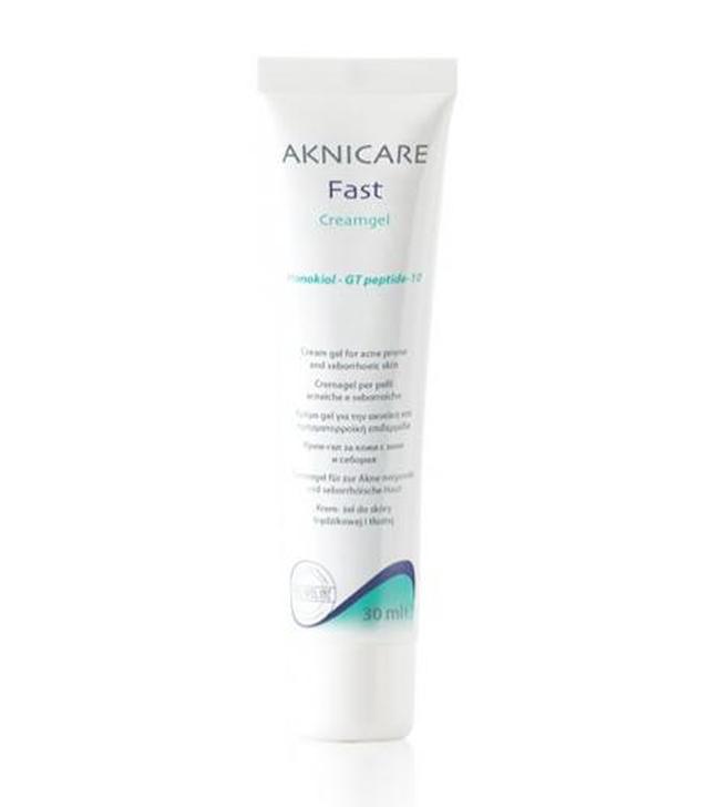 Synchroline Aknicare Fast Krem - żel do skóry trądzikowej i tłustej 30 ml - cena, opinie, właściwości