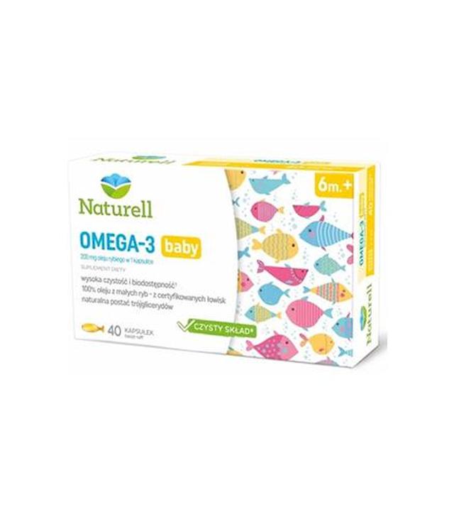 Naturell Omega 3 Baby, 40 kapsułek