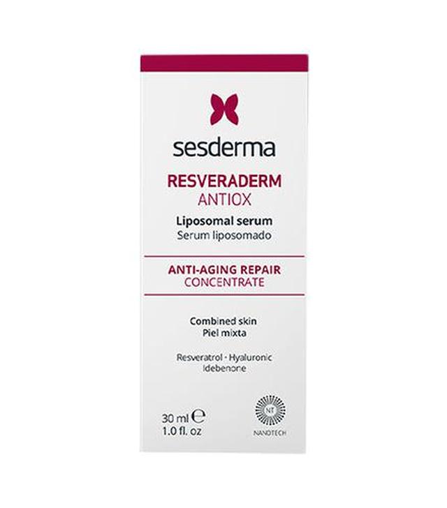 Sesderma Resveraderm Antiox Serum liposomowe, 30 ml, cena, opinie, wskazania