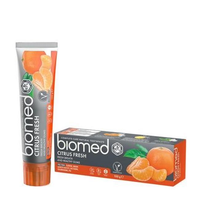 Biomed Citrus Fresh pasta ochrona dziąseł i wzmocnienie szkliwa, 100 g