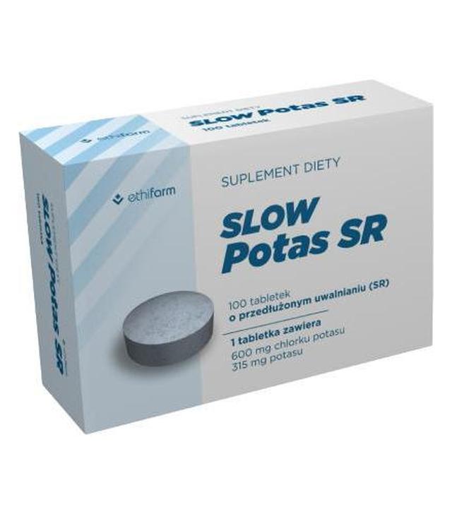 Slow Potas SR, 100 tabletek
