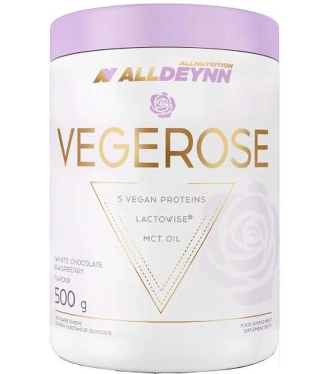 Allnutrition Alldeynn Vegerose White Choco Raspberry 500 g