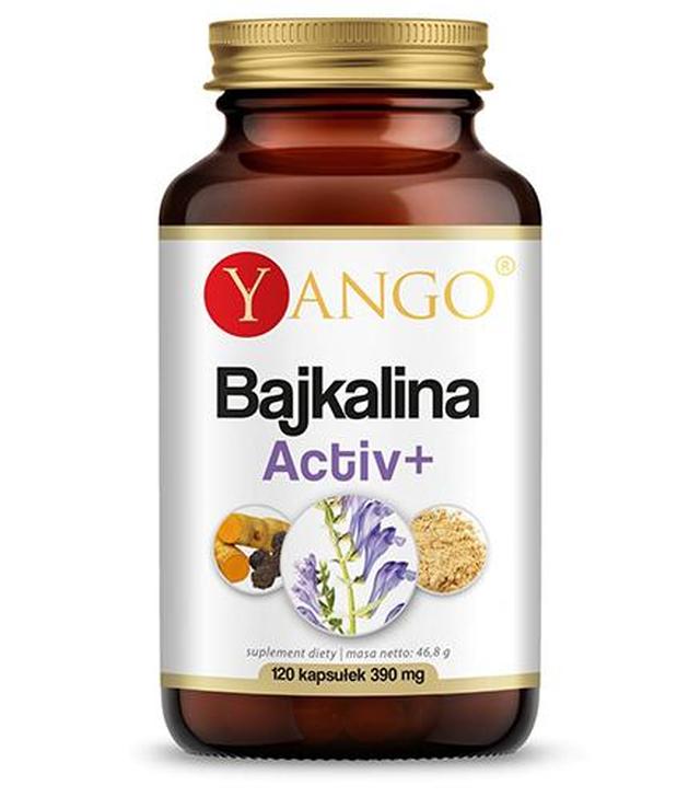 Yango Bajkalina Activ+ 390 mg - 120 kaps.  Na stawy i odporność - cena, opinie, stosowanie