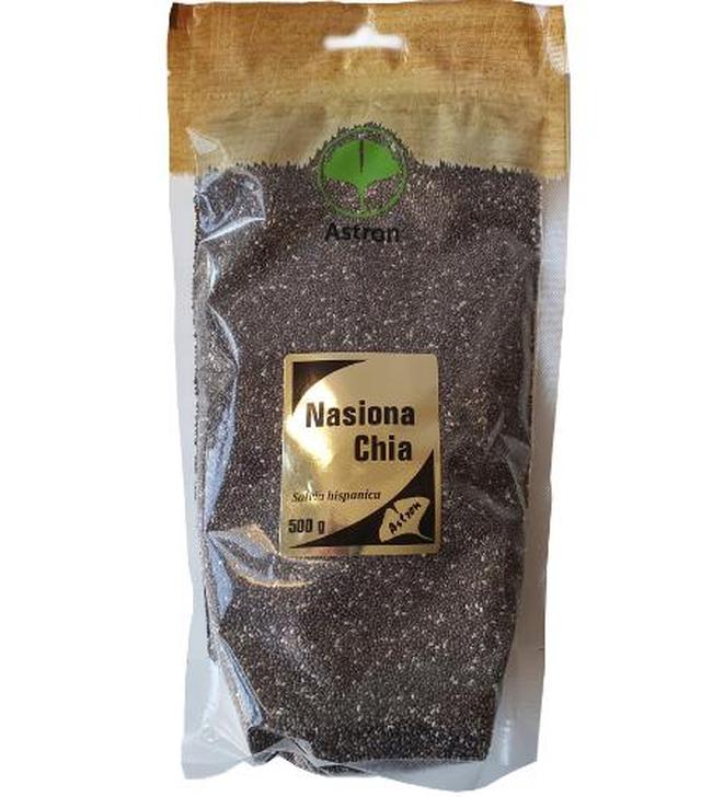 Astron Nasiona Chia - 500 g - cena, opinie, stosowanie - ważny do 2024-12-31