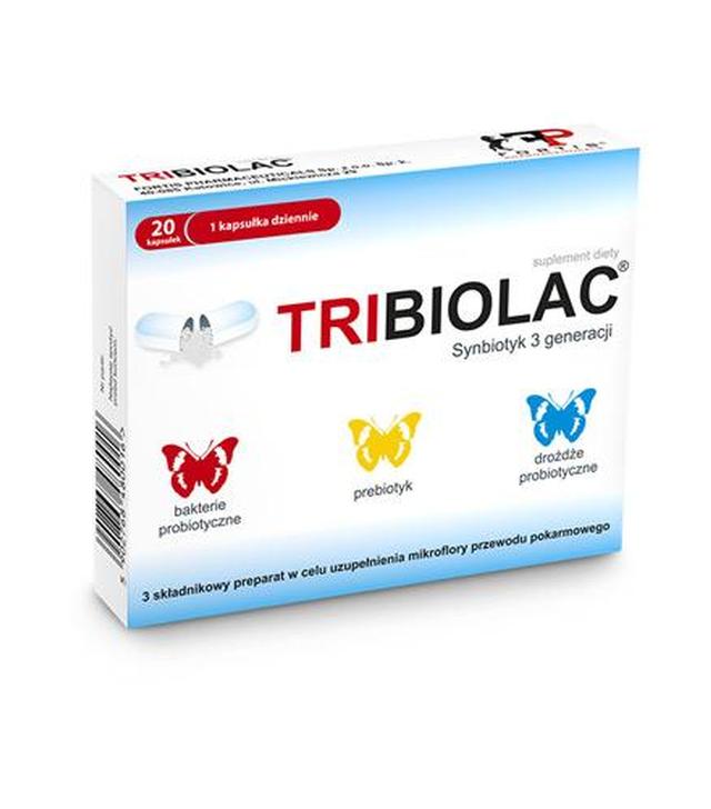 Tribiolac - 20 kaps. - cena, opinie, wskazania
