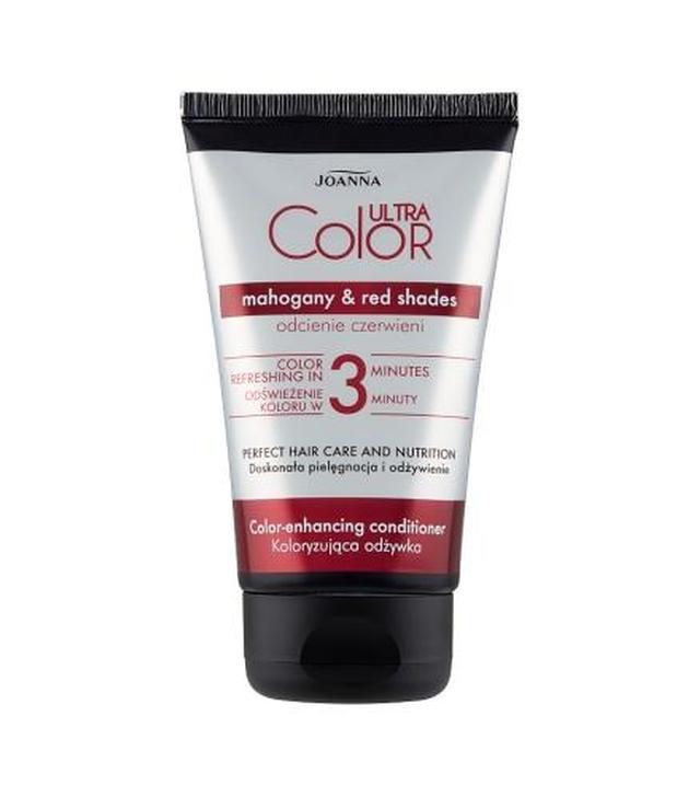 Joanna Ultra Color Koloryzująca odżywka odcienie czerwieni - 100 g Do odświeżenia bądź zmiany koloru - cena, opinie, stosowanie