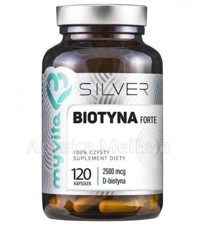 MYVITA SILVER Biotyna FORTE - 120 kaps.