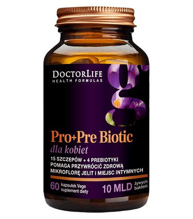 Doctor Life Probioflora Women - 60 kaps. - cena, opinie, właściwości