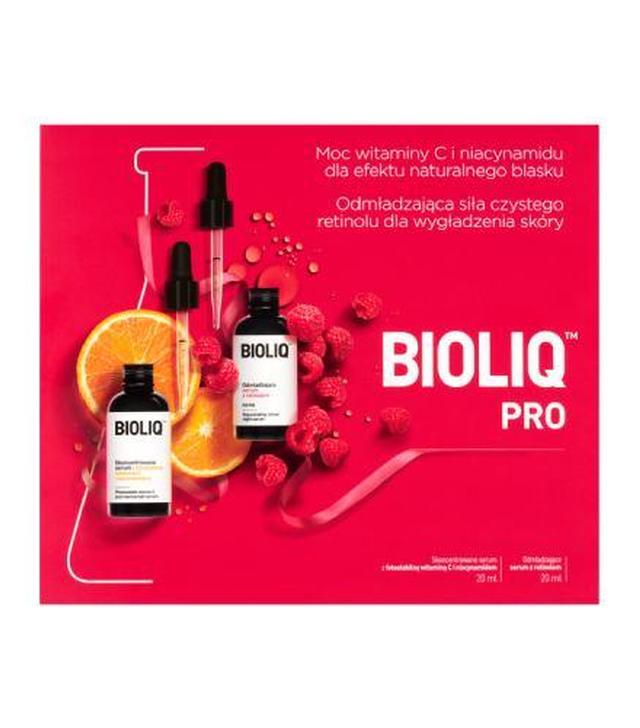 BIOLIQ Pro Skoncetrowane serum 20 ml, odmładzajace serum z retinolem 20 ml [ZESTAW]