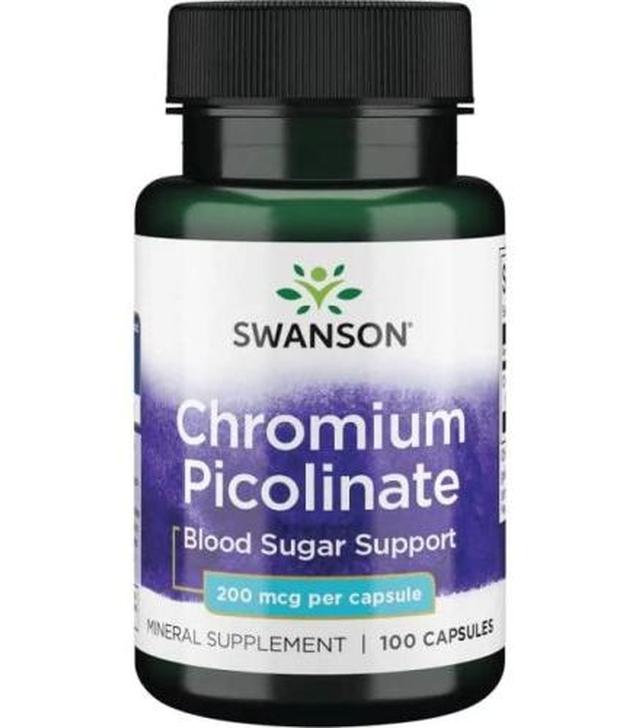 SWANSON Chrom Pikolinat - 100 kaps.