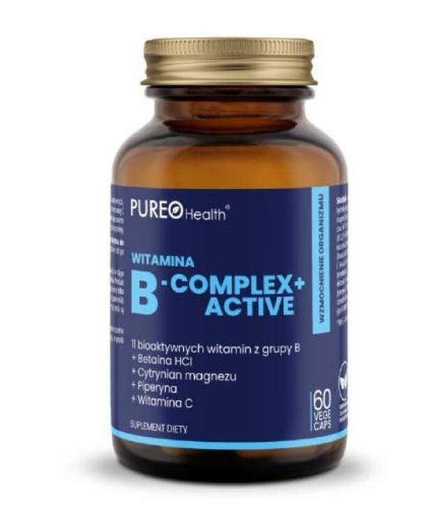 Pureo Health Witamina B-Complex+ Active, 60 kapsułek