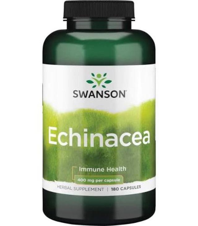 SWANSON Echinacea 400 mg - 180 kaps. Na pobudzenie odporności.
